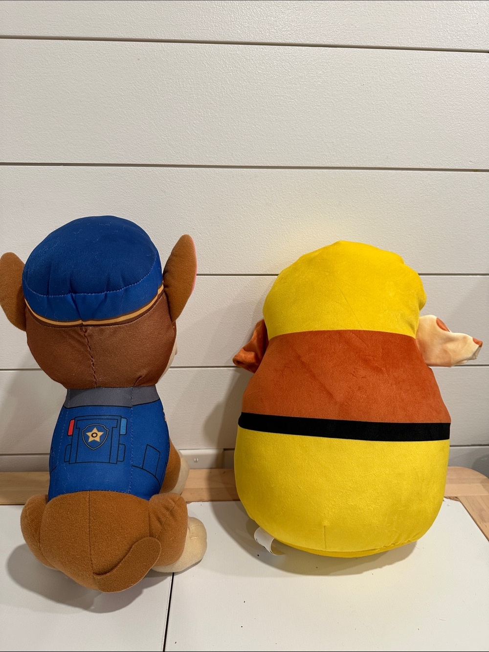 Paw Patrol Plush Chase & Rubble Set - Blue, Yellow, Brown - Picture 3 of 10
